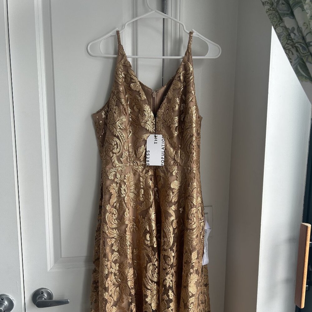 Dress The Population Blair Midi Dress (Size M) - Picture 2 of 4